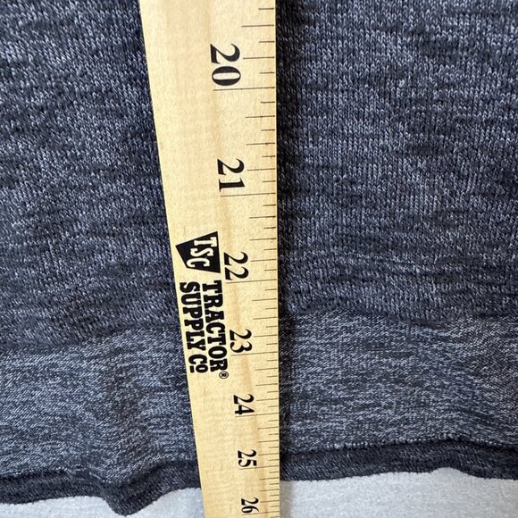 Juicy Couture Simple V-Neck Pullover Womens M Sweater Long Sleeve Heather Gray - Picture 4 of 9